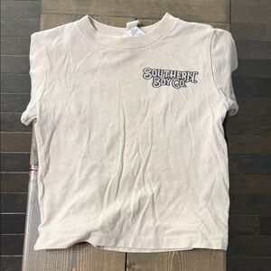 Cream Short Sleeve Tee